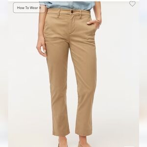 High-rise girlfriend chino pant